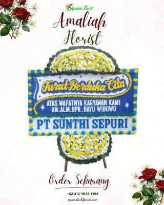 Papan Bunga Duka di Mataram