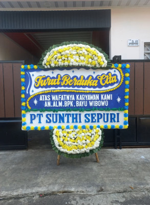 Papan Bunga Duka di Mataram