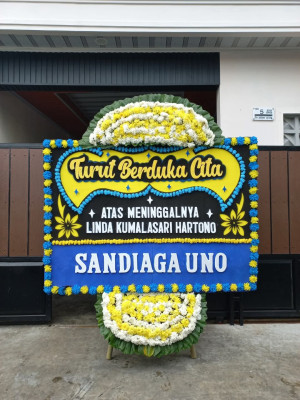 Papan Bunga Duka di Mataram